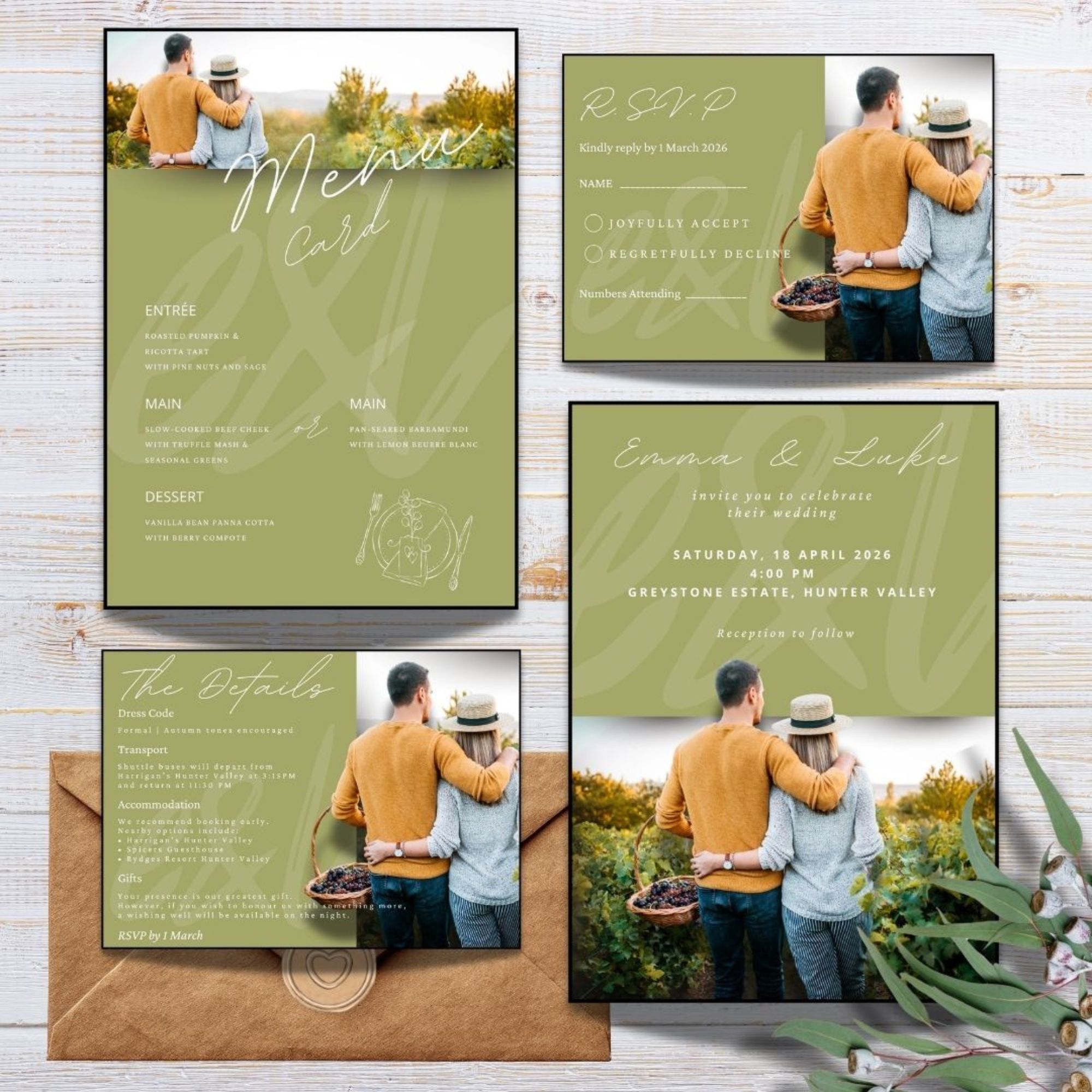 emma & luke wedding