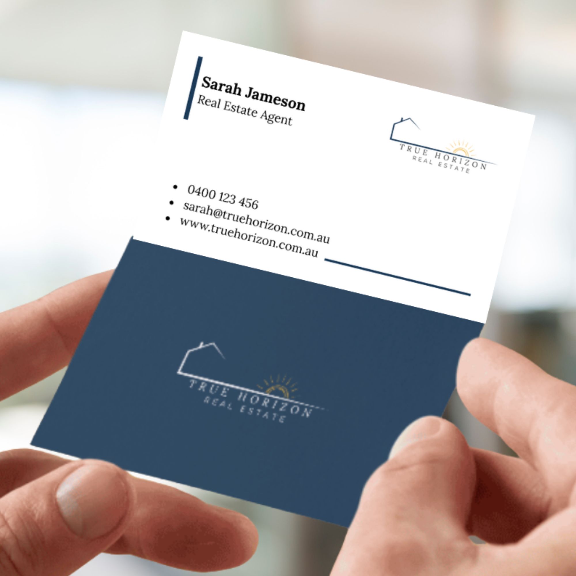 true horizon business card